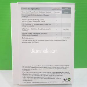 Harga Software Microsoft Home and business 2019