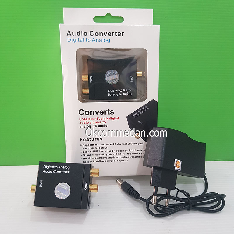 Converter Audio dari Digital ( Optical ) ke Analog ( RCA )