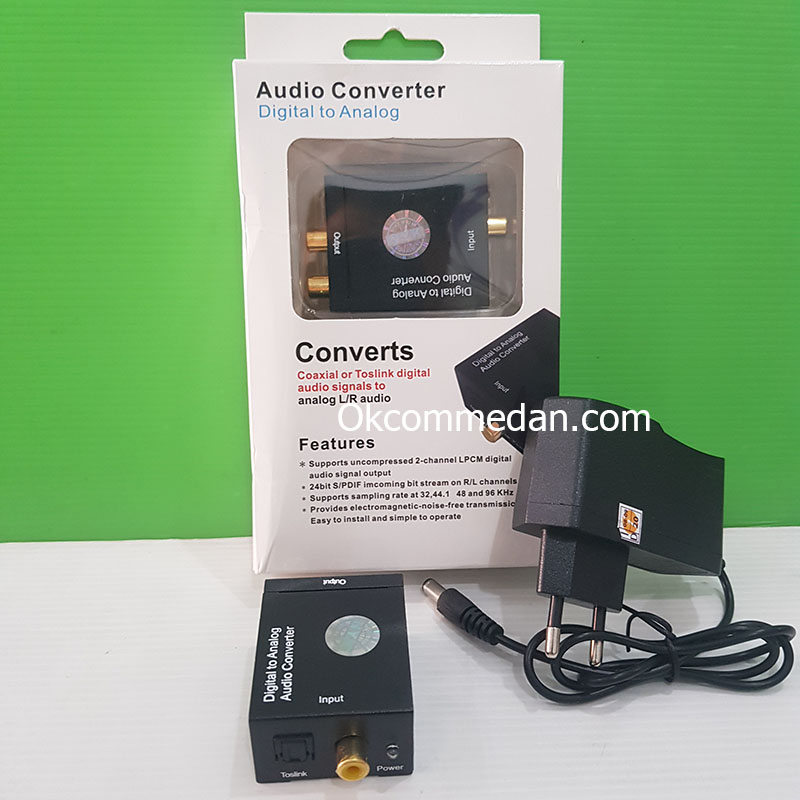 Jual Converter Audio dari Digital ( Optical ) ke Analog ( RCA )