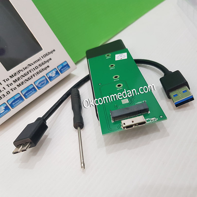 Jual Enclosure Untuk SSD M,2 ke USB 3,0