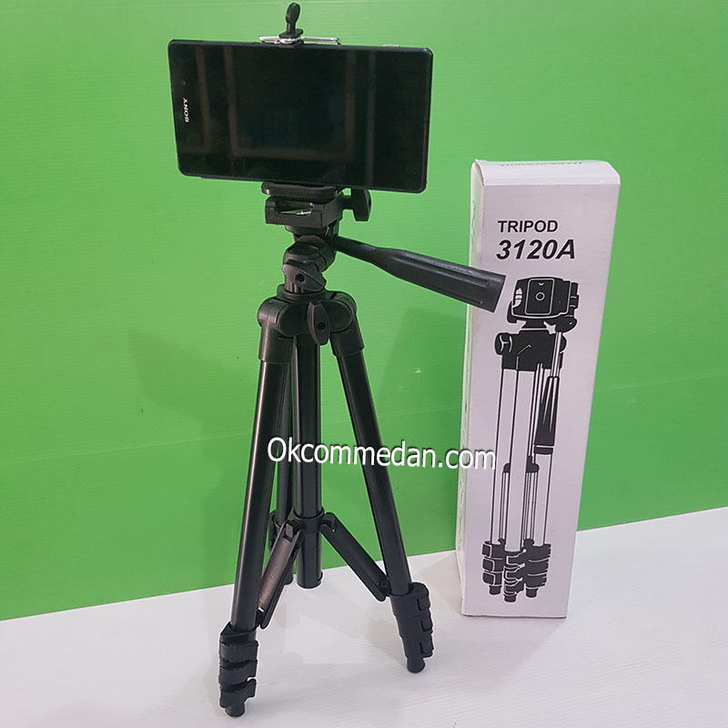 Jual Tripod 3120a Untuk Smartphone dan Camera digital