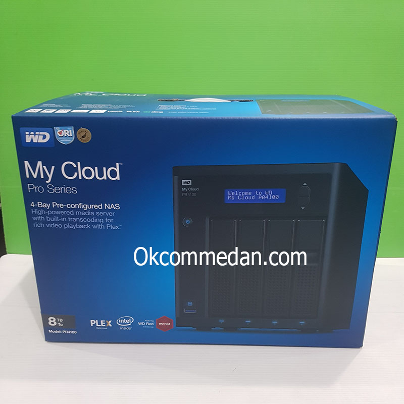 Jual WD My Cloud Pro Series PR4100 8 TB Nas Storage 4 bay