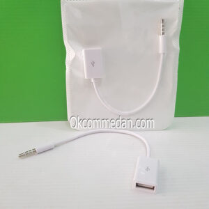 Kabel OTG Jack Audio 3,5 mm Untuk Memutar lagu dimobil