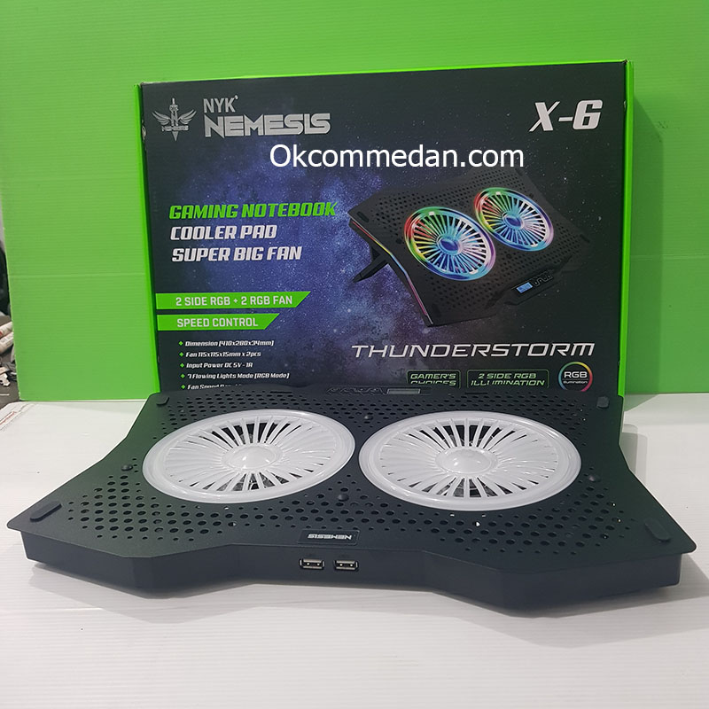 NYK X6 Thunderstorm Coolerpad Notebook