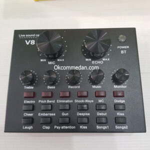 Sound Card External V8 untuk Recording dan Live Broadcast