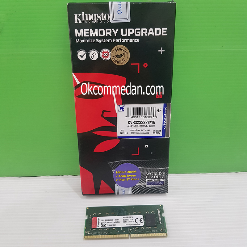 Jual Kingstone Sodimm DDR4 16 Gb 3200 Mhz