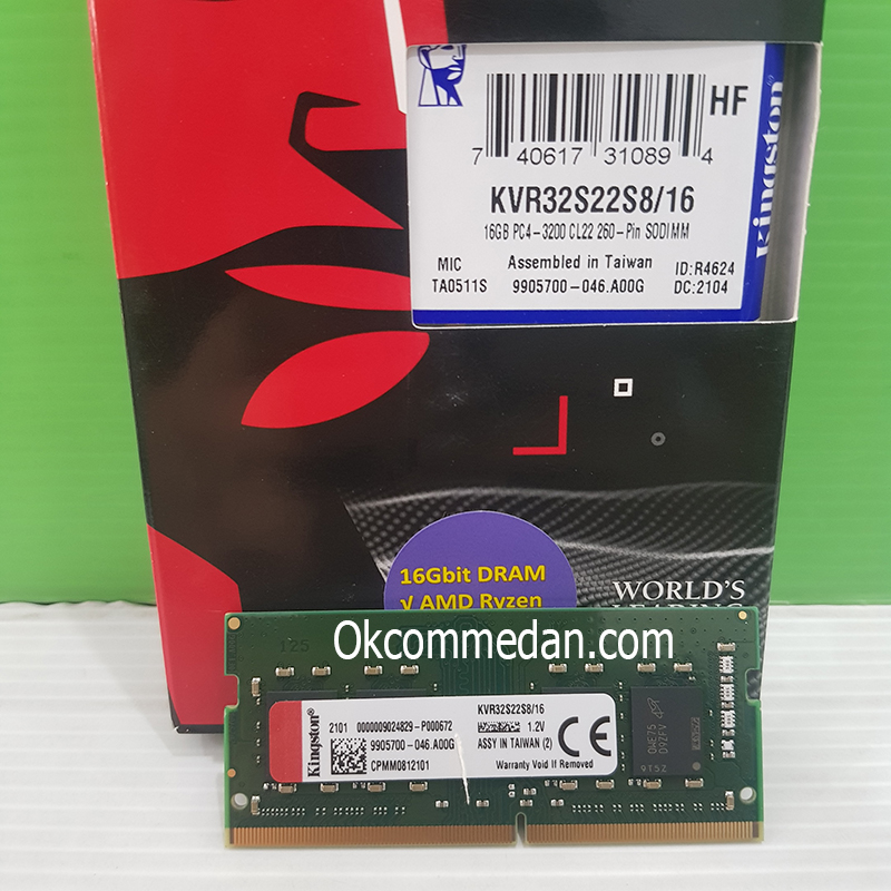 Kingstone Sodimm DDR4 16 Gb 3200 Mhz