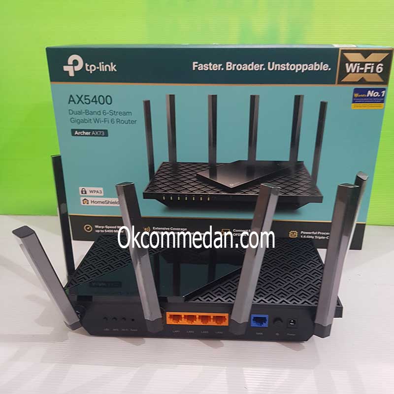 Jual Tplink Archer Ax73 ax5400 Dual Band Gigabit Wi-Fi 6 Router