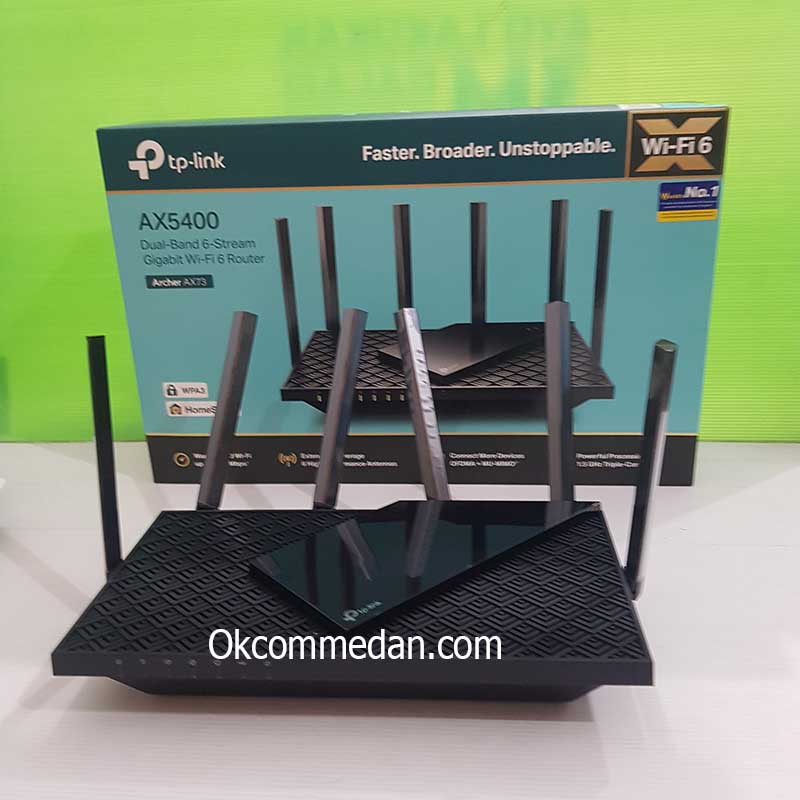 Tplink Archer Ax73 ax5400 Dual Band Gigabit Wi-Fi 6 Router