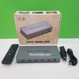 HDMI 4 x 1 Quad Multi Viewer Resolusi Full HD 1080p