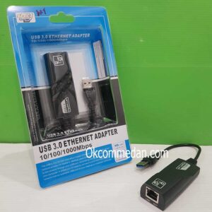 Kabel Adapter USB 3,0 ke Gigabit Ethernet Lan
