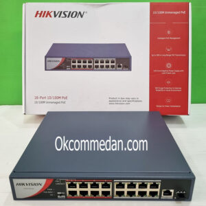 Hikvision 16 Port Fast Ethernet PoE Switch
