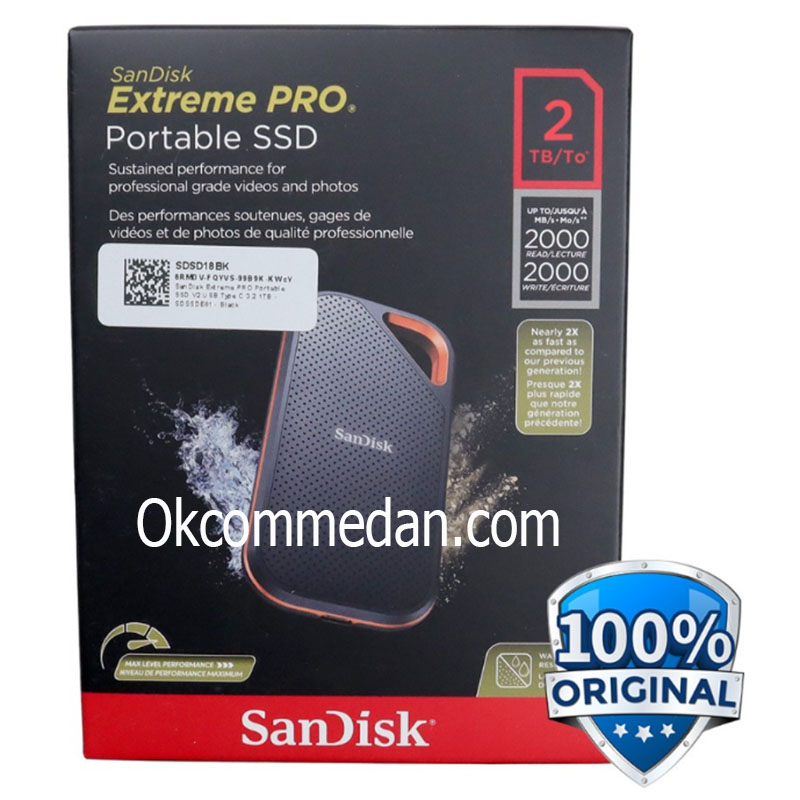 Sandisk Extreme Pro 2 TB SSD External (SD-SSDE81 )