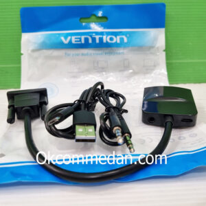 Jual Vention Kabel Converter VGA Ke HDMI + Kabel Power dan Audio
