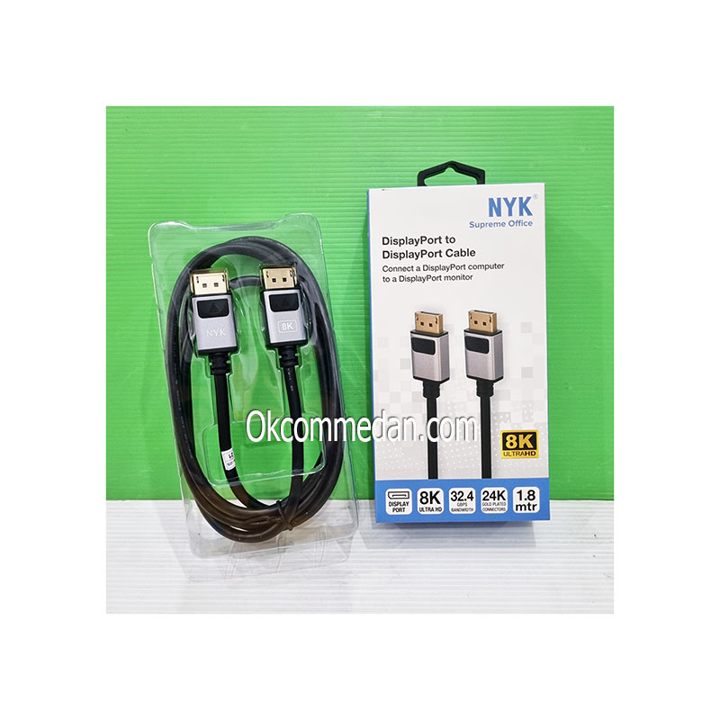 Kabel Display Port To Display Port 8K NYK 1,8 Meter