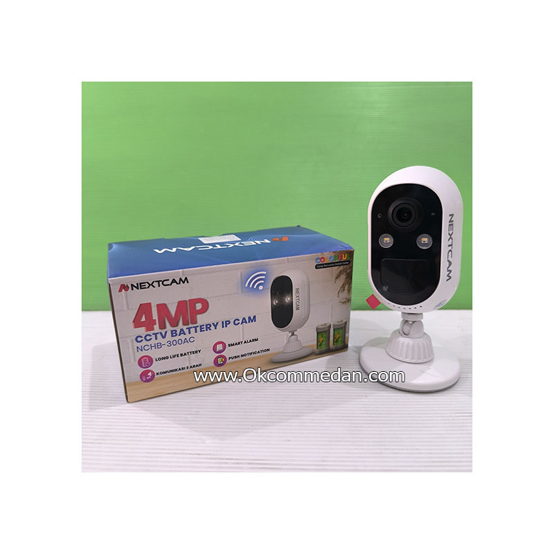 Nextcam IPCam CCTV Battery 4 MP ( NCHB-300AC )