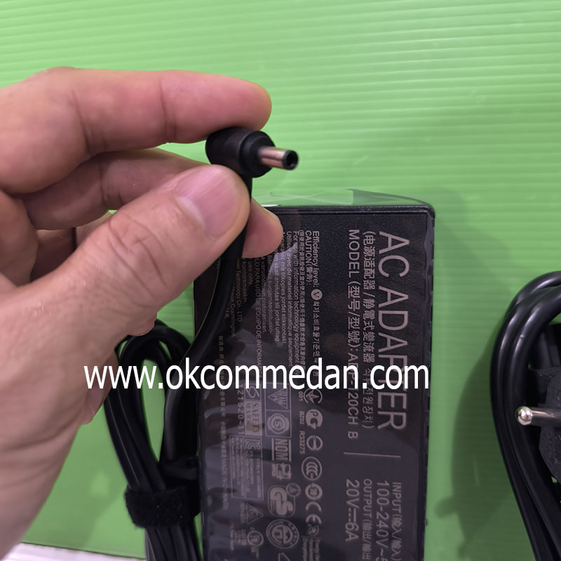 Harga Adaptor Laptop Asus 20v 6a Dengan Konektor 4,5 x 3 mm