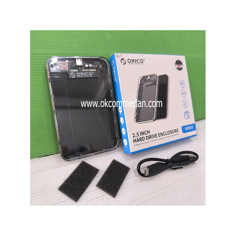Orico DZ25C3 HDD atau SSD Enclosure 2,5 inchi