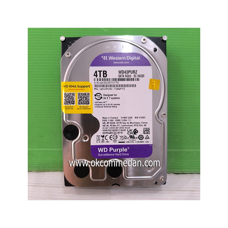 Harddisk WD Purple 4 TB ( WD43PURZ )