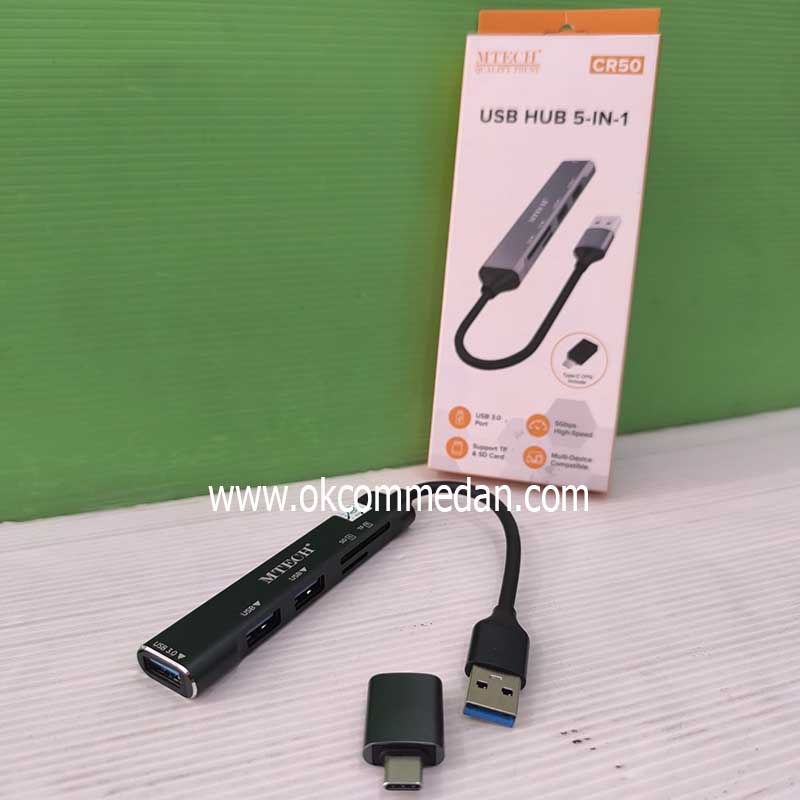 Jual Mtech CR50 Multi Port Hub 5 in 1