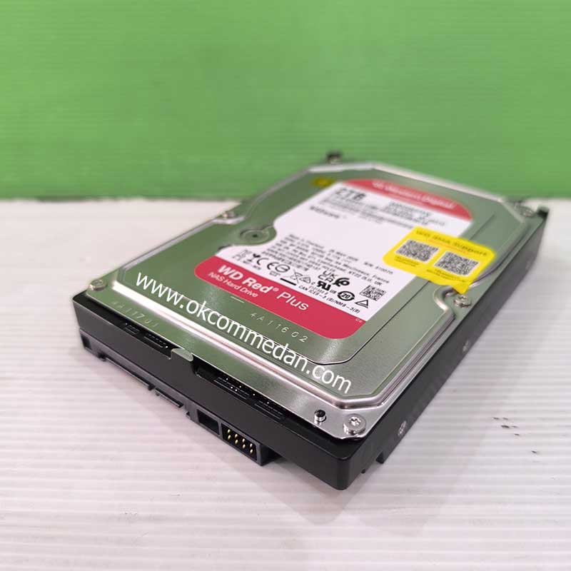 Jual WD Red Plus Harddisk NAS 2 TB Ukuran 3,5 inchi Bergaransi