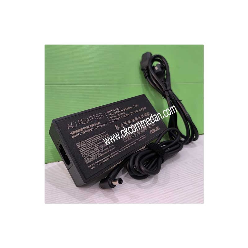 Adaptor Laptop Asus 20V 10A Dengan Konektor 6 x 3
