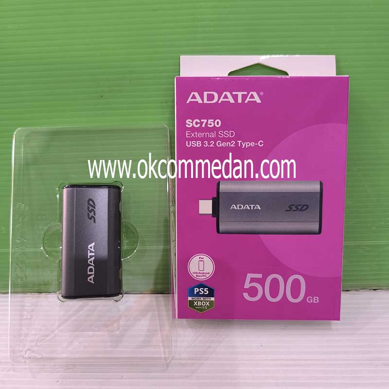 Harga ADATA SSD External SC750 500 Gb