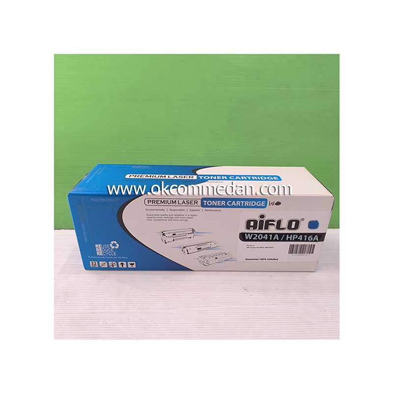 Aiflo Toner Cartridge Kompatibel Untuk HP 416A Cyan ( W2041A )