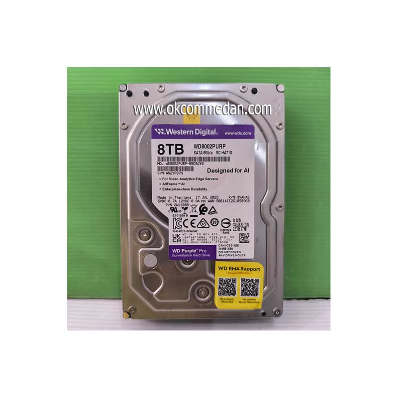 Harddisk WD Purple Pro 8 TB ( WD8002PURP )