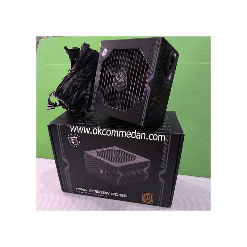 Power Supply MSI MAG A750BN PCIE5 750 watt