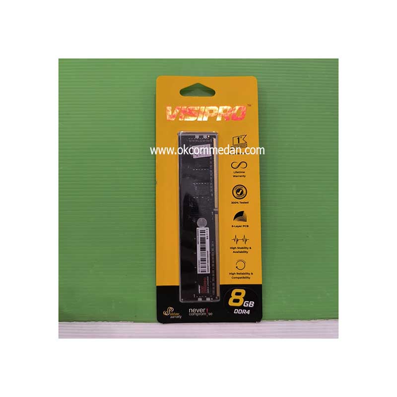 Visipro Memory Longdimm DDR4 8 Gb 2666 Mhz