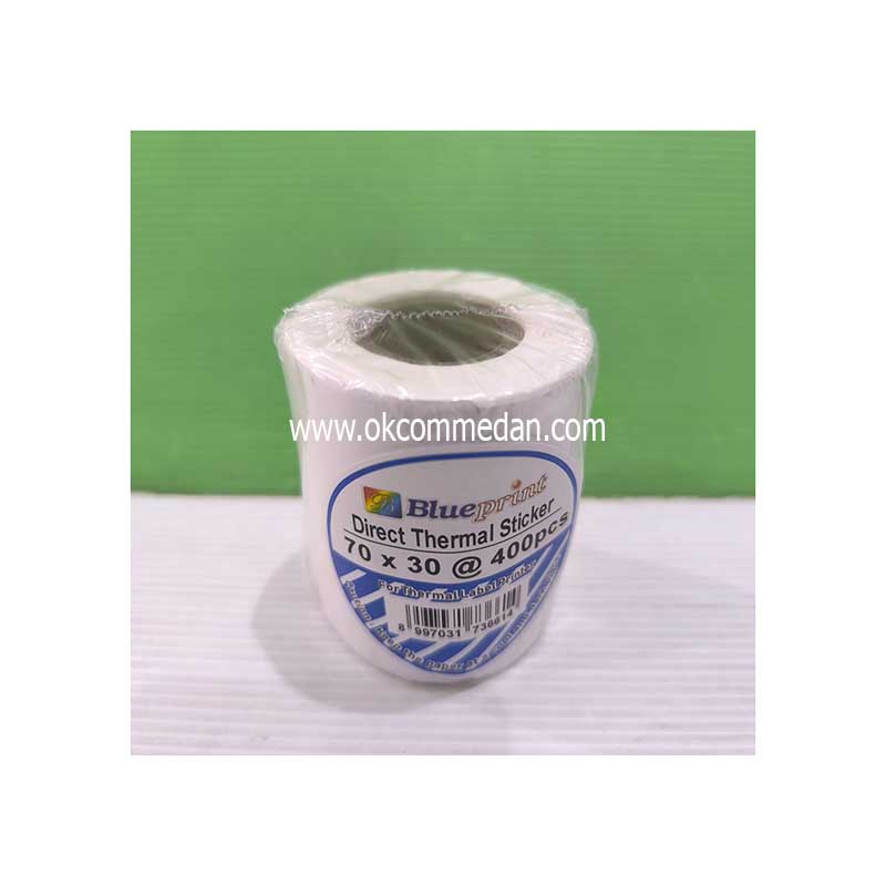 Blueprint Label Direct Thermal Sticker 70 x 30 mm 1 lines