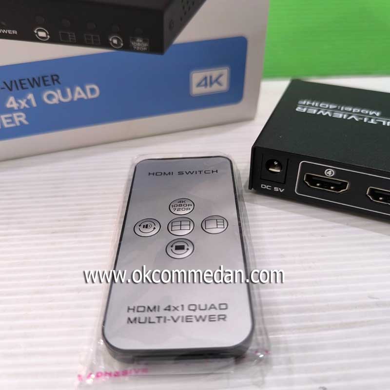 HDMI 4K HD 4 x 1 Quad Multi Viewer