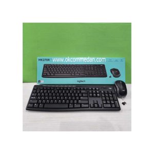 Logitech MK270r Wireless Keyboard dan Mouse Combo