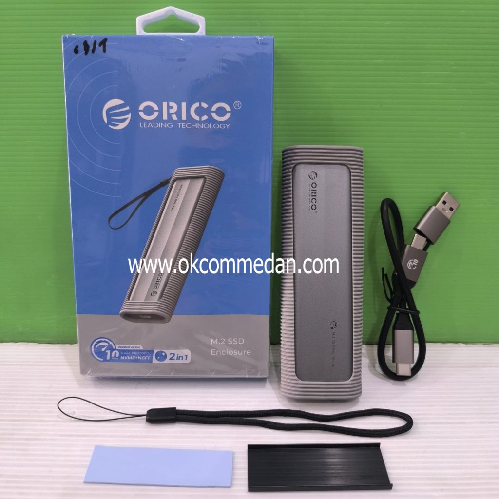 Enclosure Orico Untuk SSD M,2 NVME dan M,2 Sata NGFF ( AXM2S-G2-V1 )