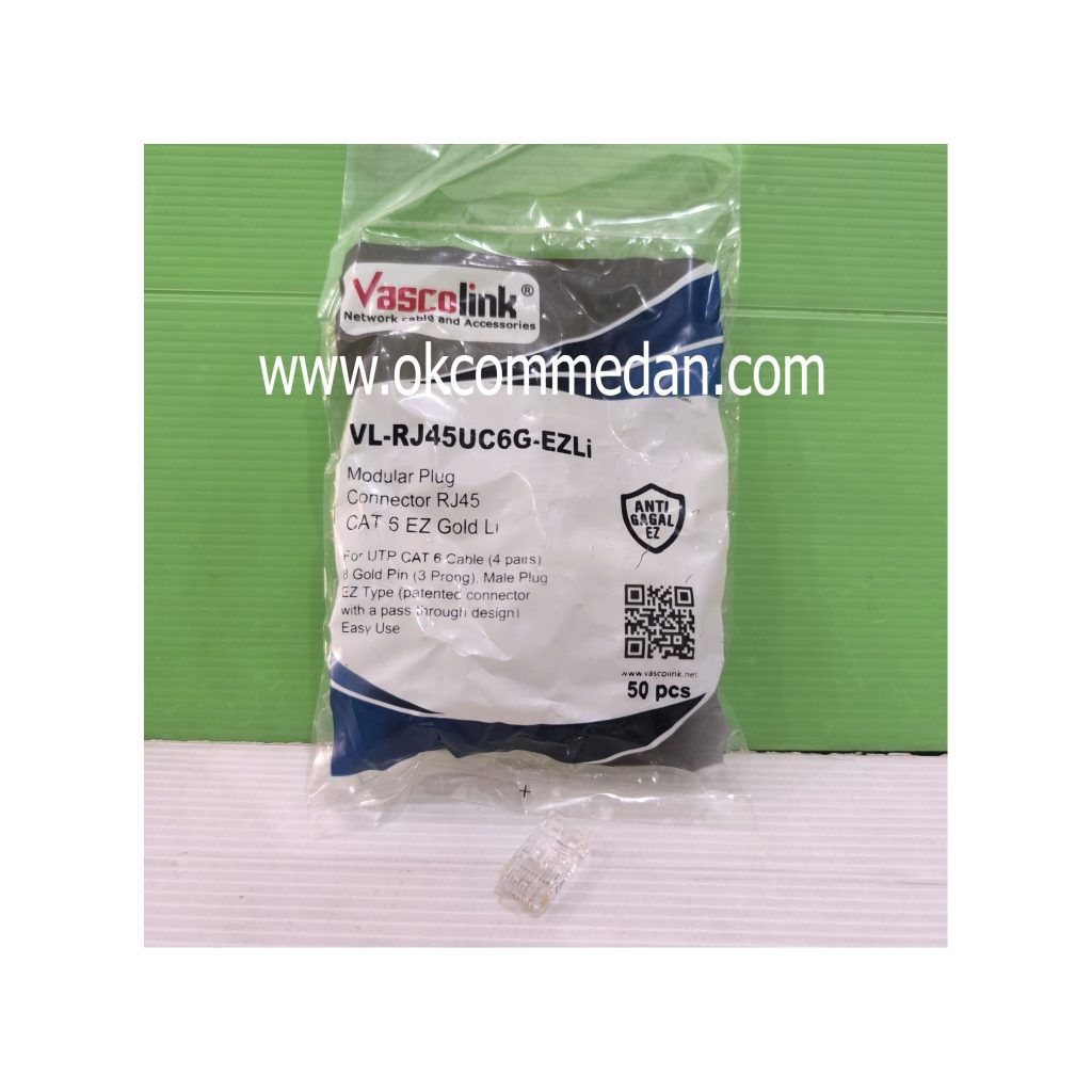 Vascolink Rj45 Cat6 Connector Anti Gagal