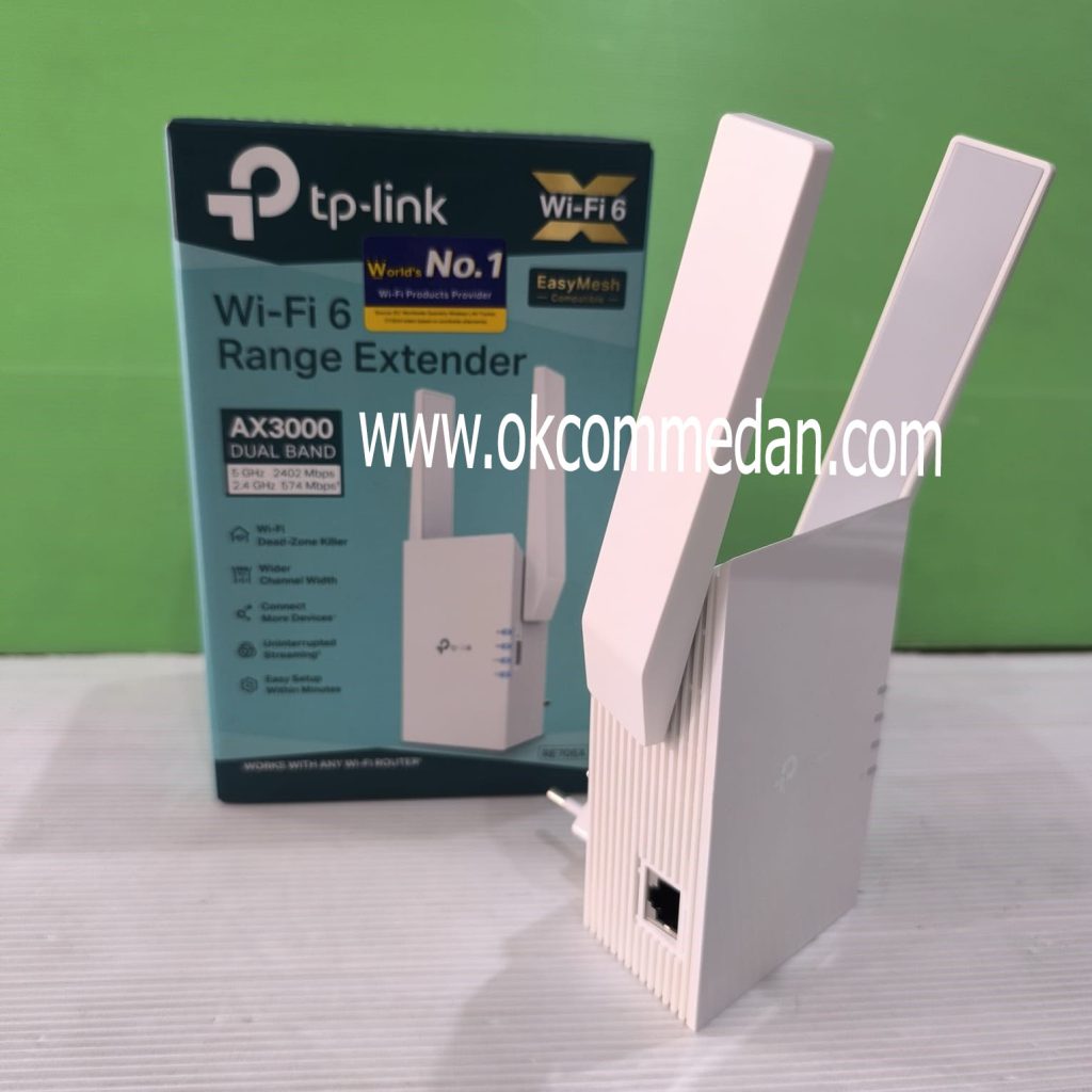 Jual Tplink RE705X Wifi 6 Extender AX3000,