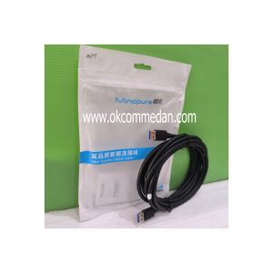 Mindpure Kabel USB 3,0 Jantan ke USB 3,0 Jantan 3 meter