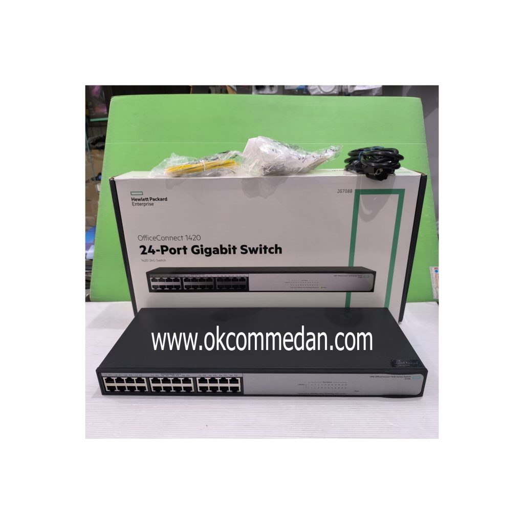 HP Enterprise Office Connect 1420 24 Port Gigabit Switch (JG708B)