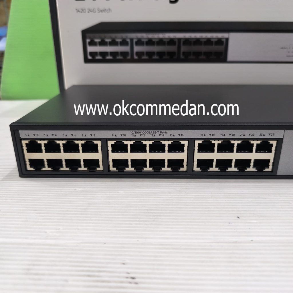 Jual HP Enterprise Office Connect 1420 24 Port Gigabit Switch (JG708B)