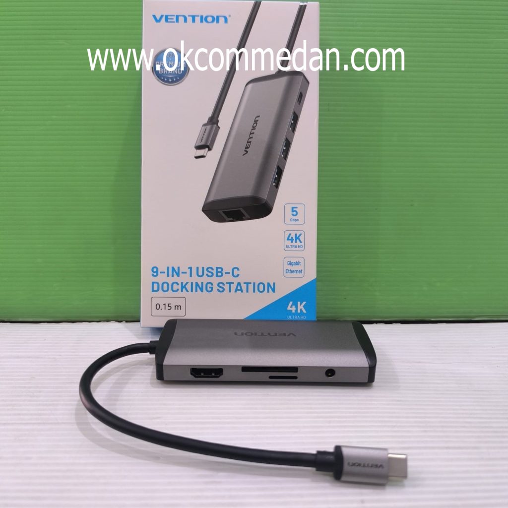 Jual Vention USB-C Docking Station 9 in 1 ( THAHB )