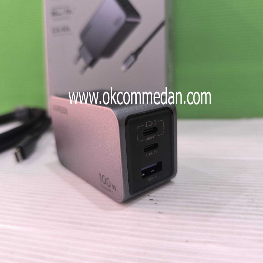 Jual Ugreen Nexode Pro 100 watt Gan Fast Charger 3 port