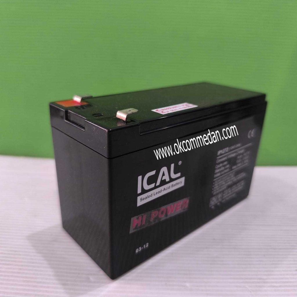 Jual Baterai Kering ICAL 12v 7,2ah