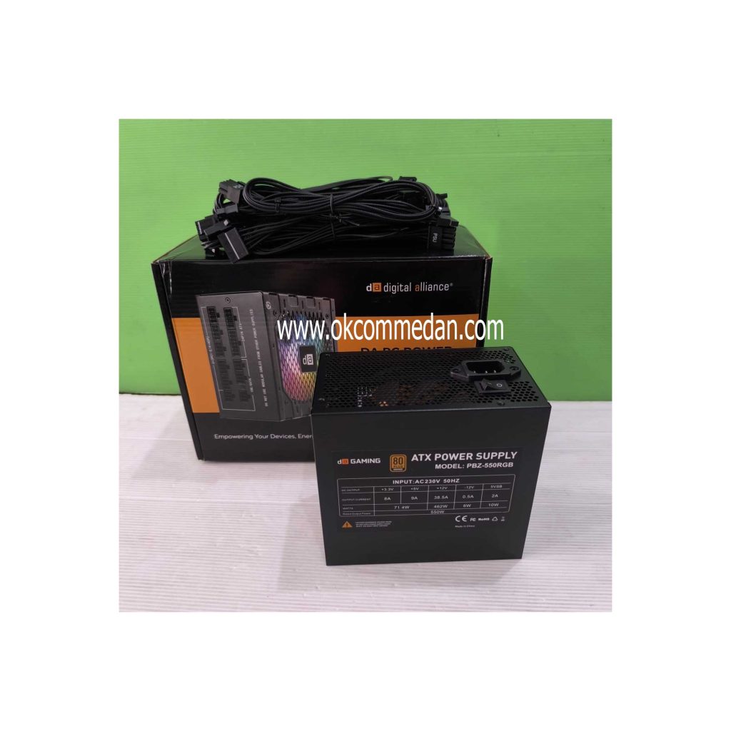 Power Supply Digital Alliance 550 watt 80 plus bronze ( PBZ550W )